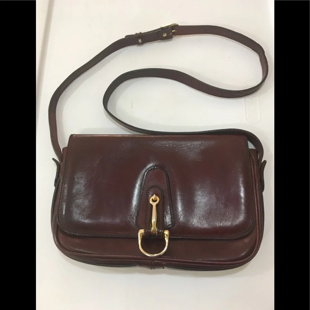 Vivaldi Elli Tucci Brown Leather Crossbody Bag - Picture 1 of 7